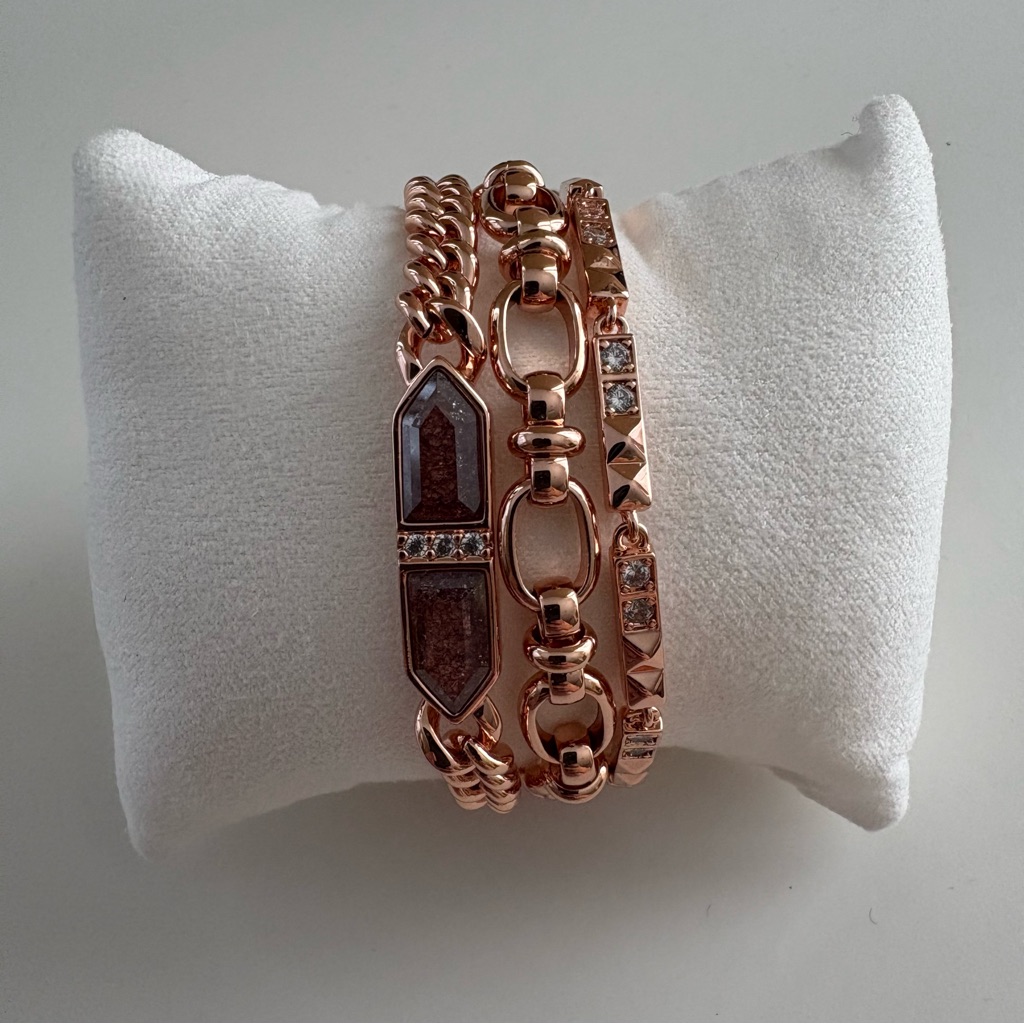 Bomb Party The Future Is Yours Luxe Layered Bracelet Rbp8059 Dark Amethyst Rg